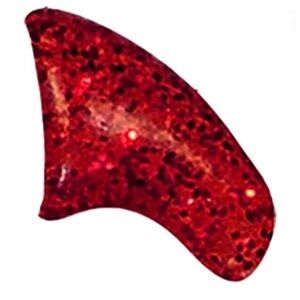 39 glitter green and 40 glitter red Large Purrdy paws nail caps